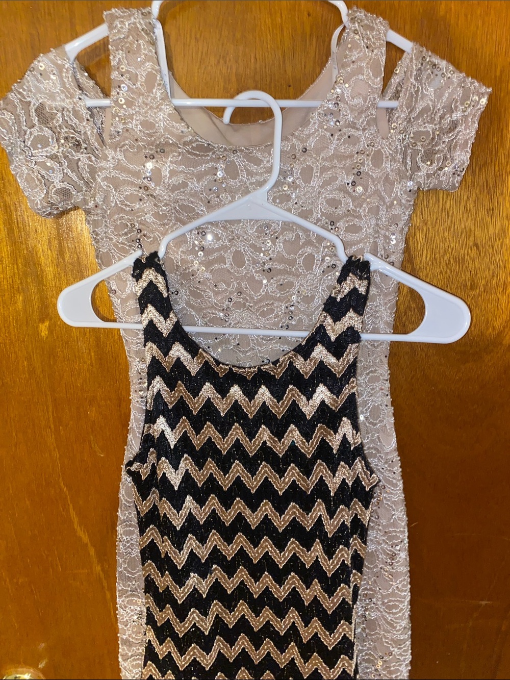 Sparkle Gold & Black Party Dresses